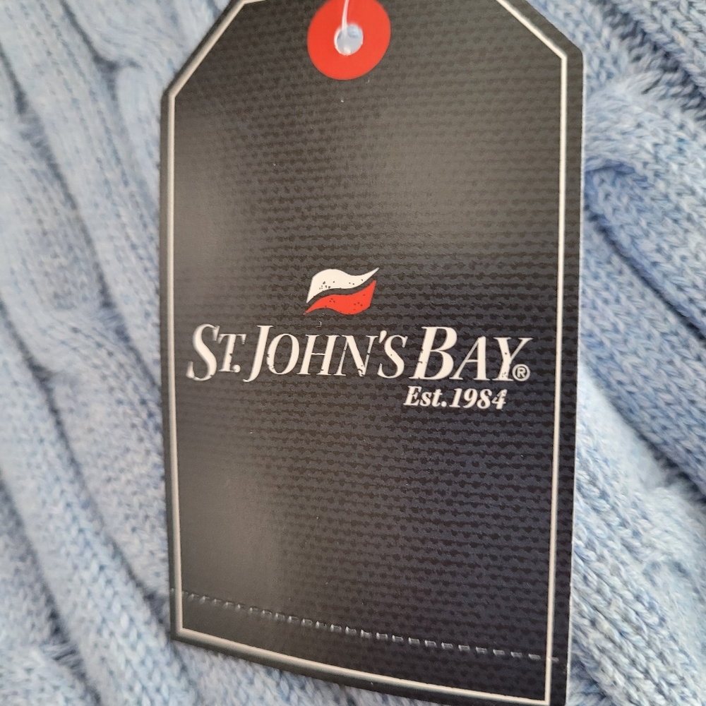 St. John's Bay Cable Knit Sweater Size XL - Picture 5 of 7